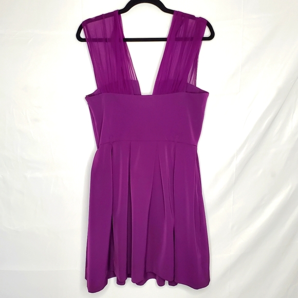 HOMECOMING ⭐️Black Halo Mini Dress Purple - Picture 3 of 12